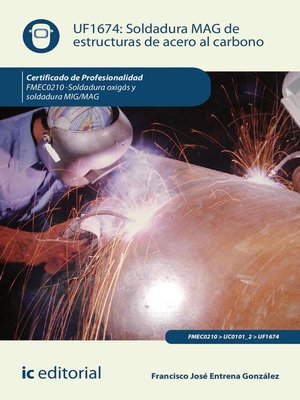 cover image of Soldadura MAG de estructuras de acero al carbono. FMEC0210